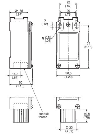 limit switch drawing